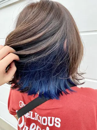 ミディアム カラー 金沢市/美容師/ 岡島由希美のマツエク・マツパデザイン