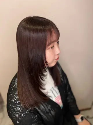 セミロング グラースアンジュ浦和ワシントンホテル店所属・新井 愛佳のヘアスタイル