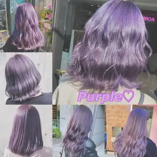 カラー ヘアアレンジ 💕ブリーチ/ヘアメ 🎀YUUKAのヘアスタイル