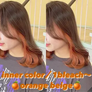 カラー 渋谷:インナーカラー ／🍒エリカ🍒のヘアスタイル