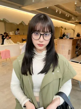 ミディアム カラー ヘアアレンジ ミニボブ/ブリーチ 🌈MISATOのヘアスタイル