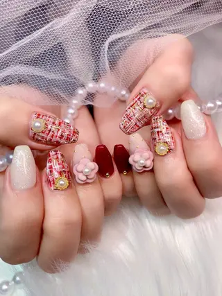 ネイル シェアサロンLei.g(レイジー)所属・3Dアートネイル💗 都築レナのネイルデザイン