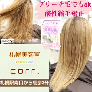 ロング corr. 【コール】髪質改善/酸性縮毛矯正/酸性ストレート/ケアブリーチ【札幌/大通】所属・髪質改善酸性縮毛矯正 酸性ストレート◎鈴木のヘアスタイル