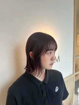 ミディアム LUVISM 神田こころのヘアスタイル