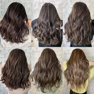 セミロング 🇺🇸ハイライト特 化美容師🇺🇸漆沢のヘアスタイル