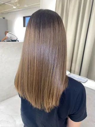 ロング kumon ayu ブリーチ/ハイトーンのヘアスタイル