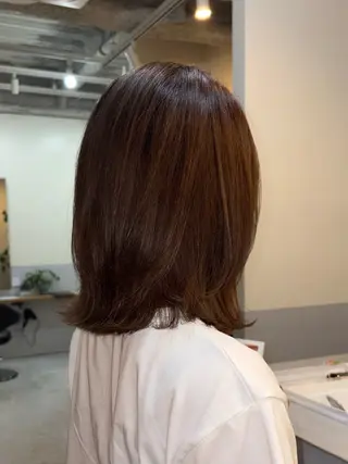 ミディアム HaKUmaison ノエ／久屋大通 高岳のヘアスタイル