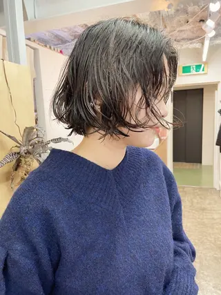 ショート パーマ 古松佳々里 ボブパーマ暖色カラーのその他イメージ