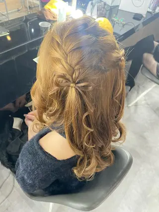 ヘアアレンジ KISS SWAN所属・大天使 まいめろのヘアスタイル