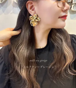 カラー reborn店長 🤍リルのヘアスタイル