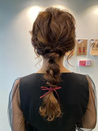 ロング ヘアアレンジ 21salon所属・non .のヘアスタイル