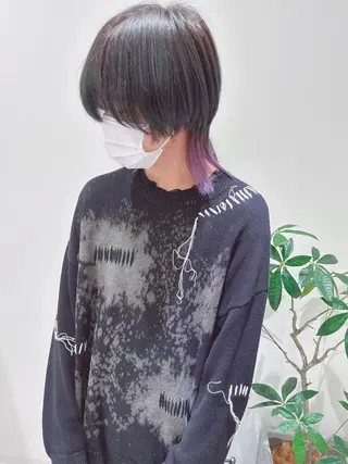 ミディアム カラー ヘアアレンジ メンズ メンズZina代表 田端 麗治のヘアスタイル