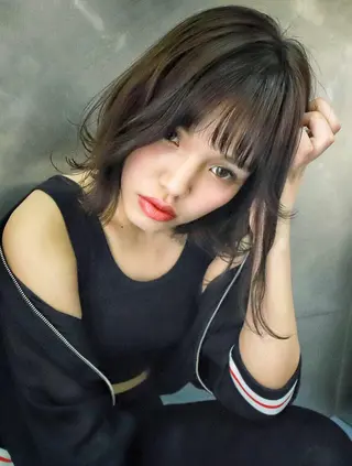 セミロング カラー charme【 シャルム 】所属・ボブ/レイヤー/ nanamiのヘアスタイル