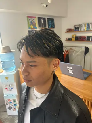 メンズ ノハナ💜北谷 BY MY SIDEのヘアスタイル