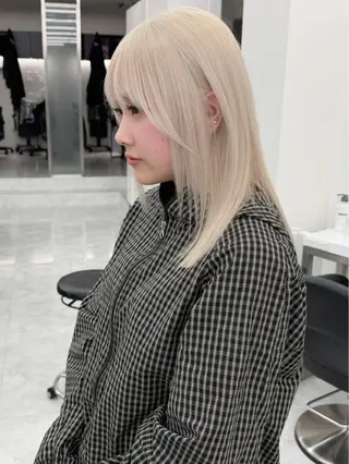 ロング カラー 海外girl/ハイト ーン/riko🫧のヘアスタイル