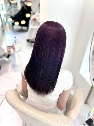 ロング カラー Ayu🍯/栄/ブリ ーチカラー/ヘアメのヘアスタイル