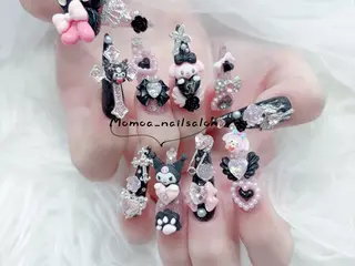 ネイル MoMoA Nail ネイル長さ出し専門店のネイルデザイン