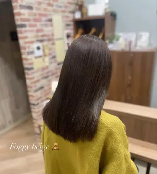 ロング カラー シミズ カエデ🍁のヘアスタイル