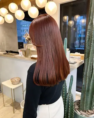 カラー 髪質改善✨縮毛矯正 ショートボブ/ともきのヘアスタイル