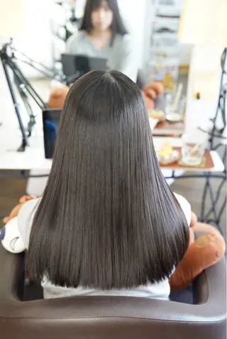 ロング パーマ 楽流頭ofhair mikuのヘアスタイル