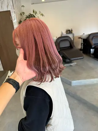 ミディアム カラー ハイトーン×似合わせ 🌱中川慎之介のヘアスタイル