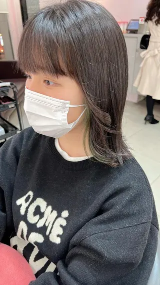 ミディアム Eleanor 池袋 ミカのヘアスタイル