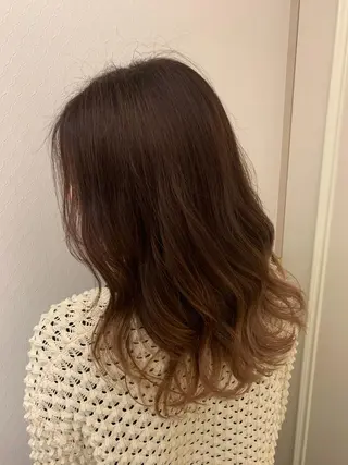 カラー unico.所属・韓国ヘア/暖色カラー 新美多英のヘアスタイル