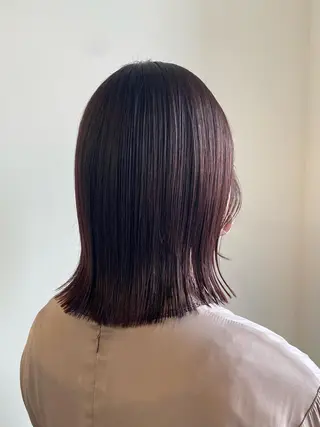 ミディアム カラー サトウ リョウのヘアスタイル