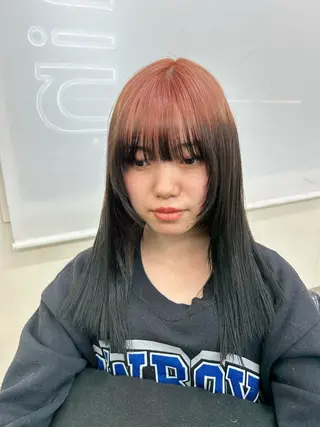 セミロング レイヤー×ツヤカラー 渋谷/kougaのヘアスタイル