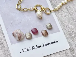 ネイル 佐藤 ニーナ★ラベンダーのネイルデザイン