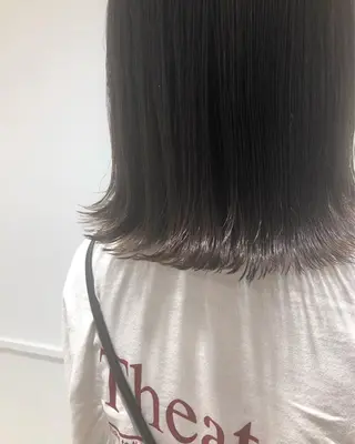 ミディアム i.＋sapporo所属・🩶韓国ヘア🩶 くびれ❤︎顔まわりのヘアスタイル