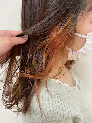 セミロング カラー 【カラーリスト】 Likka.のヘアスタイル