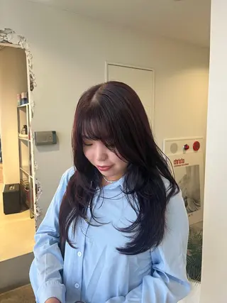 ロング Shion/ レイヤー/髪質改善のヘアスタイル