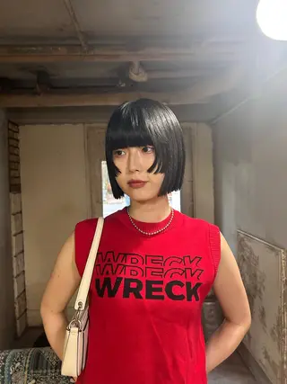 ミディアム カラー お任せヘア☘️☘️ 及川渚のヘアスタイル