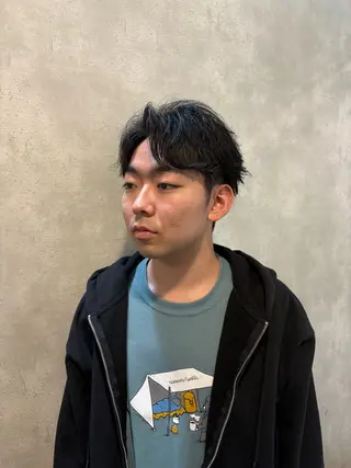 ショート メンズ フリーランスシェアサロンルレイル所属・心斎橋/メンズ /ルレイル/地形真希のヘアスタイル