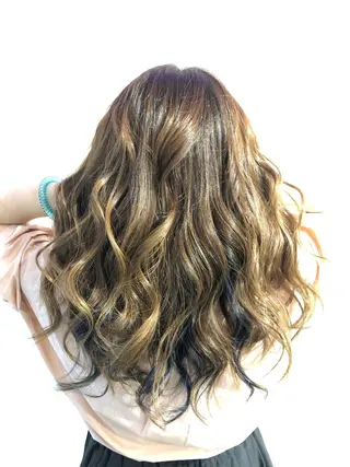 ロング カラー 久木崎 恒有のヘアスタイル