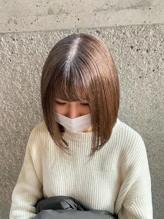 ショート カラー ヘアアレンジ 🌿レイヤー/ブリー チ/🌿JINのヘアスタイル