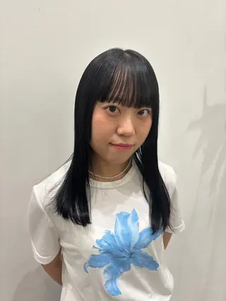 ロング カラー rion🪽 /wカラー・縮毛矯正のヘアスタイル