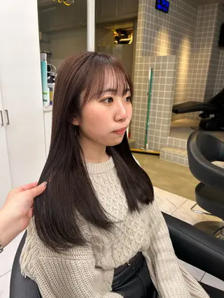 カラー 透明感ベージュ🤎 ナチュラルレイヤーのヘアスタイル