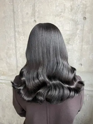 ロング カラー BABY 艶髪暗髪ヘア💖達人のヘアスタイル