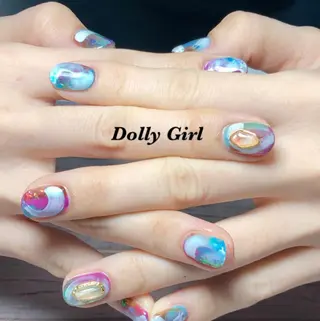 ネイル 個室ネイルサロンDolly  Girl〜ドーリーガール〜所属・DollyGirl KYOKOのネイルデザイン