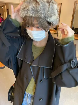 ショート 東京の技術を 京都で✂︎🕊️💖のヘアスタイル