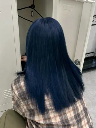 ロング カラー ハイトーンカラー🐬 えりかのヘアスタイル