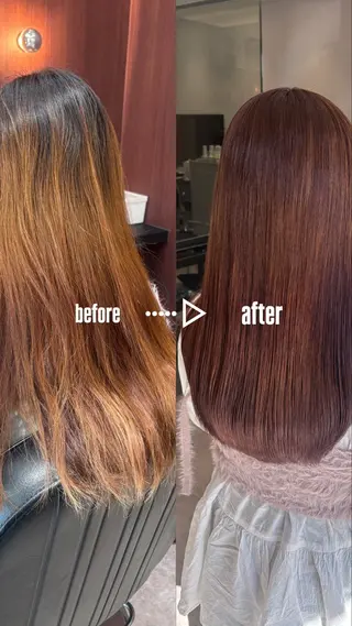 カラー イシカワ ルナのヘアスタイル