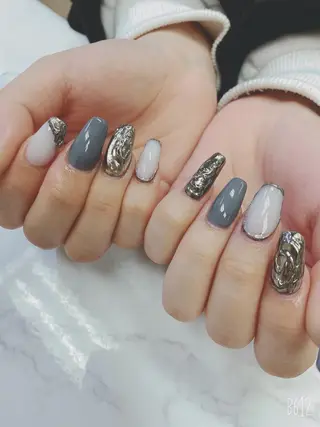 ミディアム JNA認定講師🌸 RIEのネイルデザイン