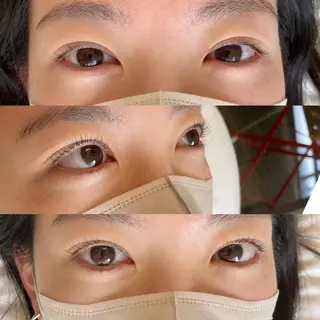 ミディアム ヘアアレンジ キッズ ネイル マツエク・マツパ アイブロウ 𓊆ᶠᵉᵉʸ𓊇 ᶜᴴᴵᴴᴬᴿᵁのマツエク・マツパデザイン