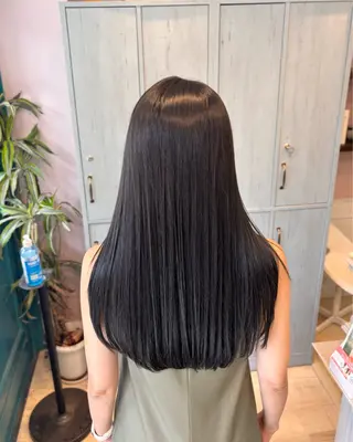 ロング カラー 🌱なゆみ🌱透明感 /ナチュラル/高宮のヘアスタイル