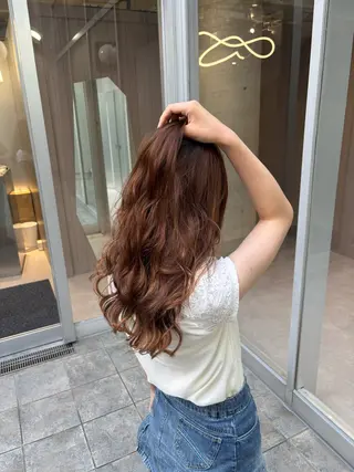 ロング パーマ SALOWIN  表参道suite所属・✨モニター様募集✨ 縮毛矯正のプロのヘアスタイル