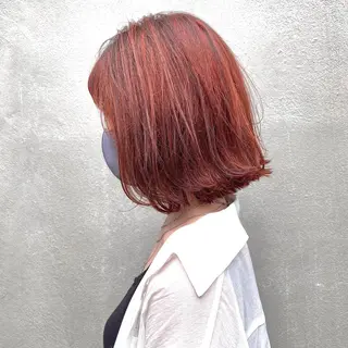 ミディアム カラー ヘアアレンジ 【ダメージレス施術】 【透明感】北村 拓也のヘアスタイル