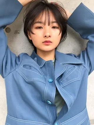 ショート nessヤマサキ リュウタのヘアスタイル